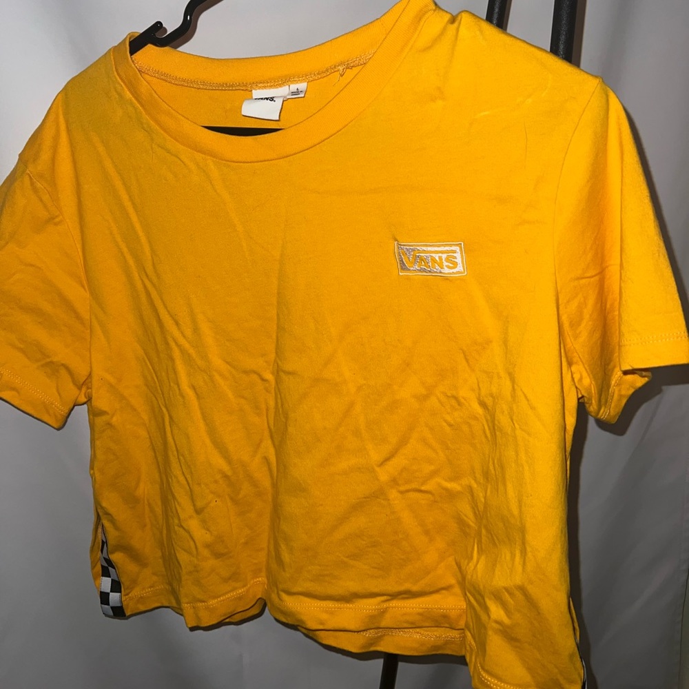 vans crop t shirt